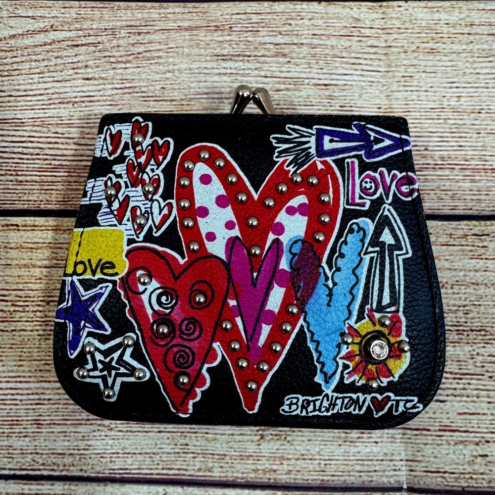 Brighton "A Penny Saved is a Penny Towards New Shoes" Kiss Lock Wallet